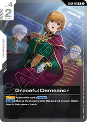 Graceful Demeanor (Newtype Challenge 2026 Mission 4) - GD04-117 - RARE - Gundam Promotional Cards