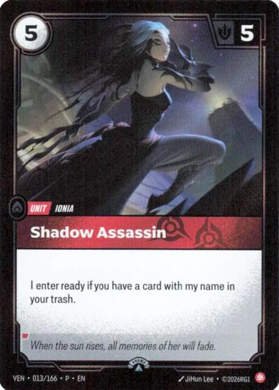 Shadow Assassin - 013/166 - Uncommon - Riftbound Organized Play Promotional Cards