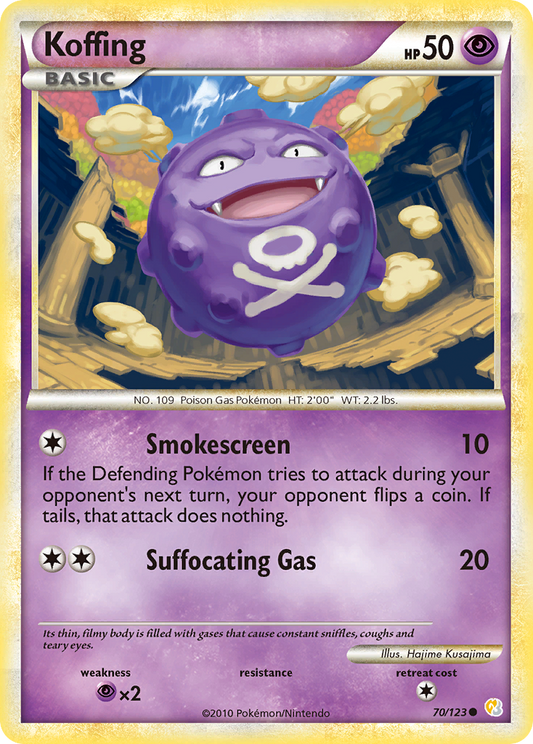 Koffing - 070/123 - HeartGold & SoulSilver