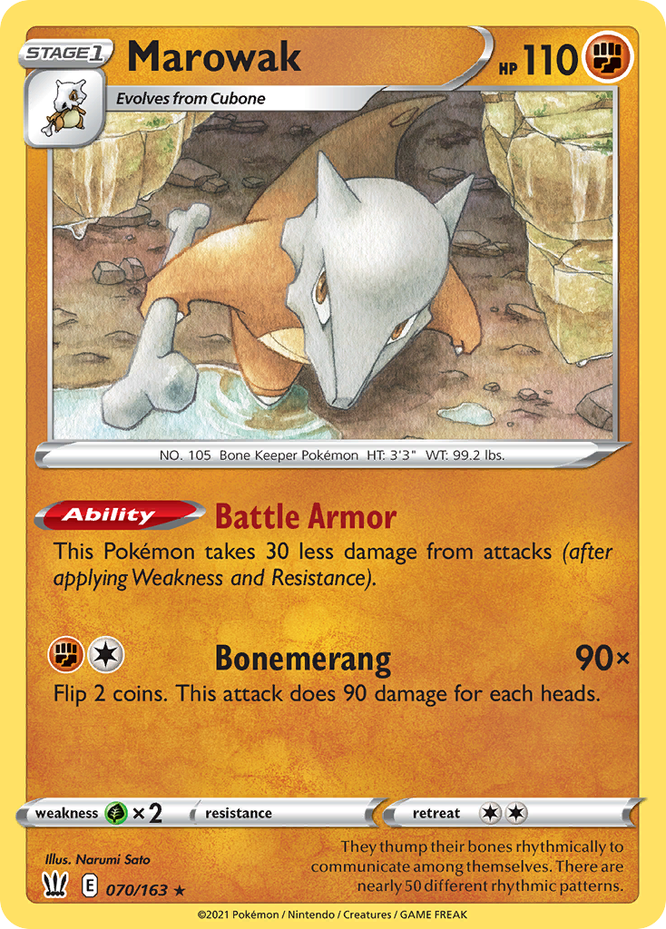 Marowak - 070/163 - Battle Styles