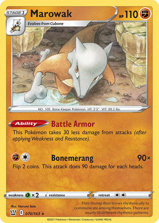 Marowak - 070/163 - Battle Styles