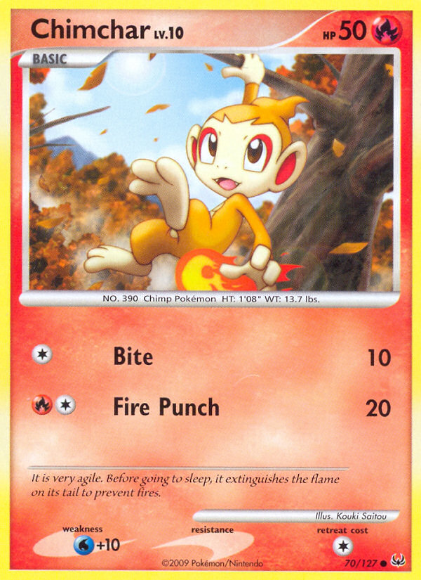 Chimchar - 070/127 - Platinum