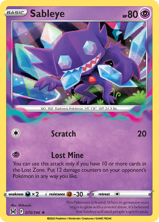 Sableye - 070/196 - Lost Origin