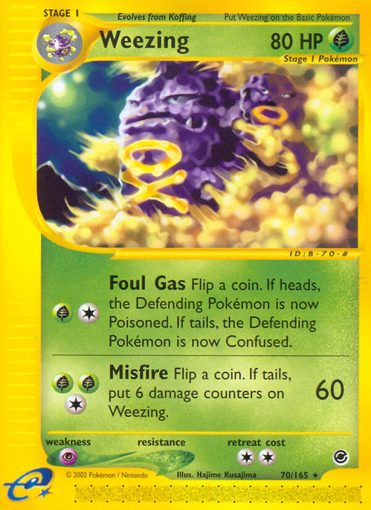 Weezing - 070/165 - Expedition Base Set