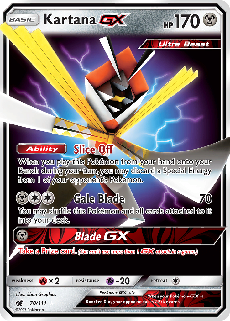 Kartana-GX - 070/111 - Crimson Invasion