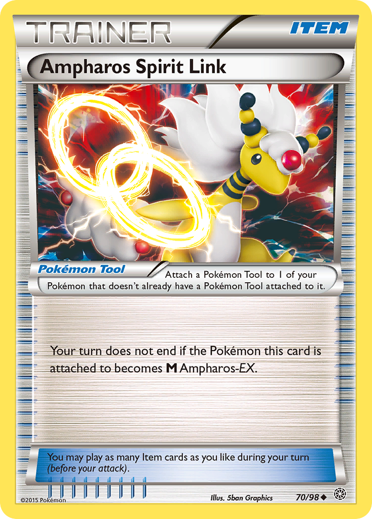 Ampharos Spirit Link - 70/98 - Ancient Origins