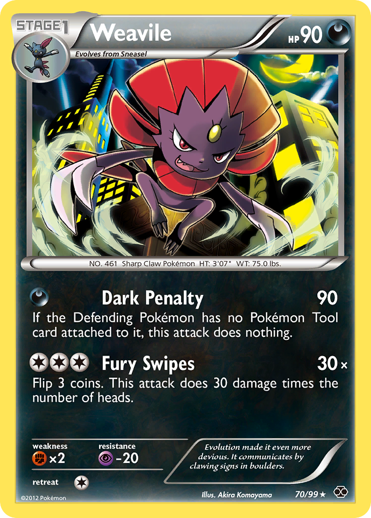 Weavile - 70/99 - Next Destinies