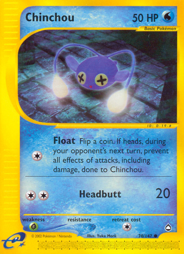 Chinchou - 070/147 - Aquapolis