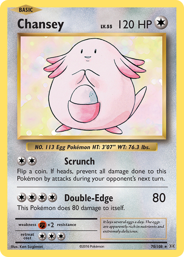 Chansey - 070/108 - Evolutions