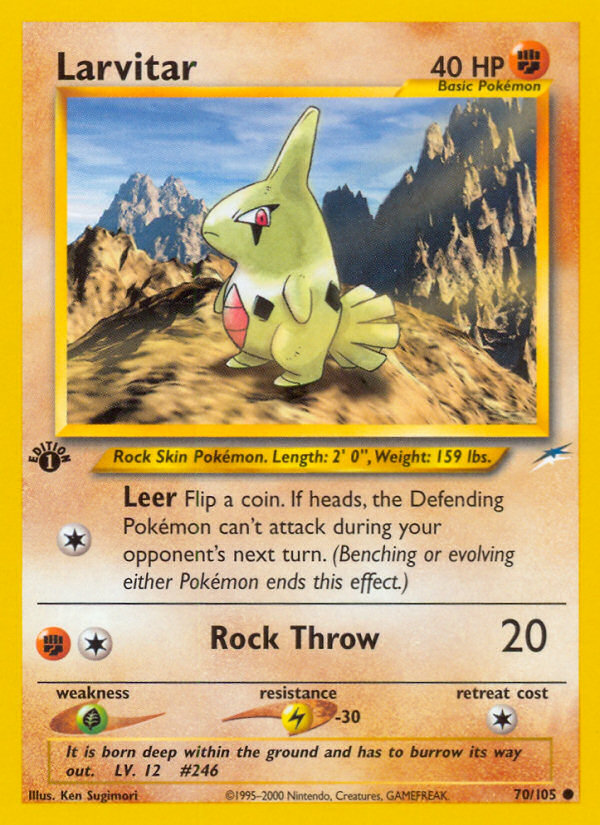 Larvitar - 070/105 - Neo Destiny