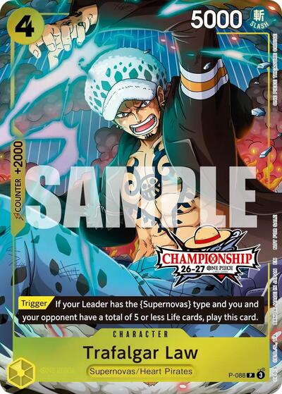 Trafalgar Law (CS 26-27 Event Pack) - P-088 - Promo - One Piece Promotion Cards