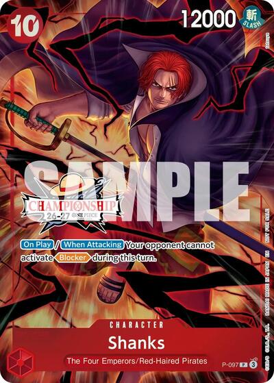 Shanks (CS 26-27 Event Pack) - P-097 - Promo - One Piece Promotion Cards