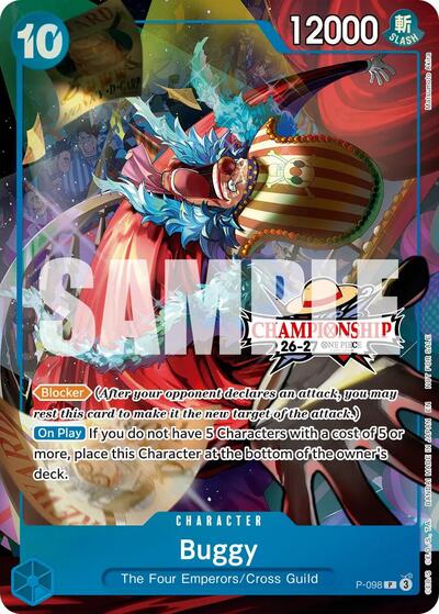 Buggy (CS 26-27 Event Pack) - P-098 - Promo - One Piece Promotion Cards