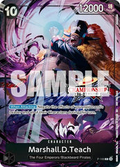 Marshall.D.Teach (CS 26-27 Event Pack) - P-100 - Promo - One Piece Promotion Cards