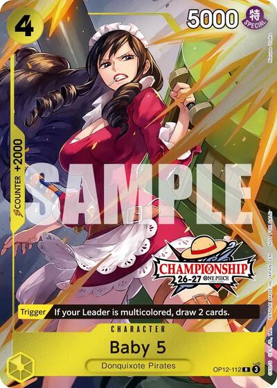 Baby 5 (CS 26-27 Celebration Pack) - OP12-112 - Rare - One Piece Promotion Cards
