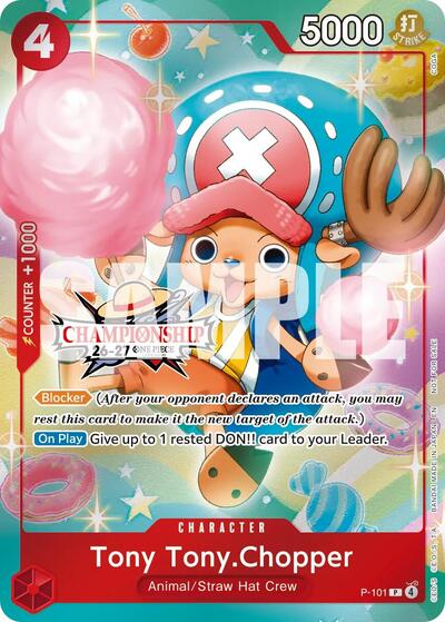 Tony Tony.Chopper (CS 26-27 Celebration Pack) - P-101 - Promo - One Piece Promotion Cards