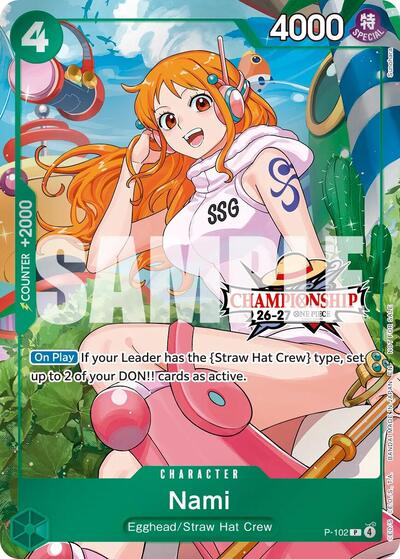 Nami (CS 26-27 Celebration Pack) - P-102 - Promo - One Piece Promotion Cards