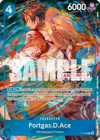 Portgas.D.Ace (CS 26-27 Celebration Pack) - P-103 - Promo - One Piece Promotion Cards