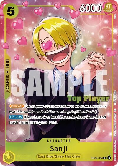 Sanji (CS 26-27 Top Player Pack Vol. 1) - EB04-052 - Rare - One Piece Promotion Cards
