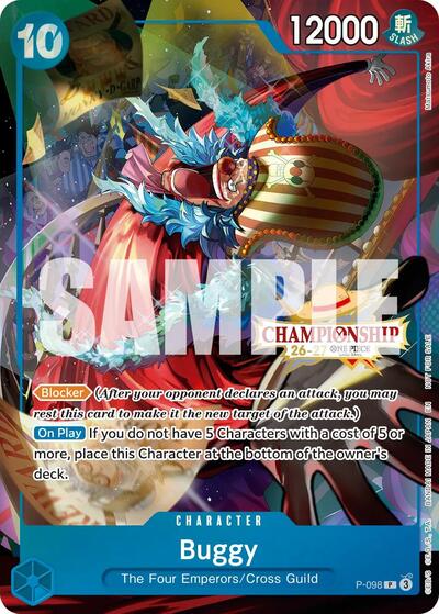 Buggy (CS 26-27 Event Pack Finalist Ver.) - P-098 - Promo - One Piece Promotion Cards