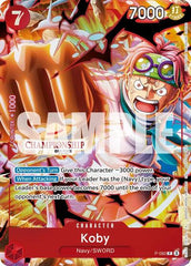 Koby (CS 26-27 Event Pack Finalist Ver.) - P-092 - Promo - One Piece Promotion Cards