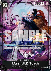 Marshall.D.Teach (CS 26-27 Event Pack Finalist Ver.) - P-100 - Promo - One Piece Promotion Cards
