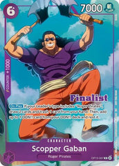 Scopper Gaban (CS 26-27 Finalist Card Set Vol.1) - OP13-067 - Rare - One Piece Promotion Cards