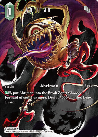 Ahriman - 29-039C - Common (Full Art) - Blissful Eternity