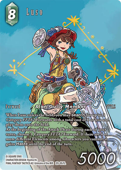 Luso - 29-057L - Legend (Full Art) - Blissful Eternity