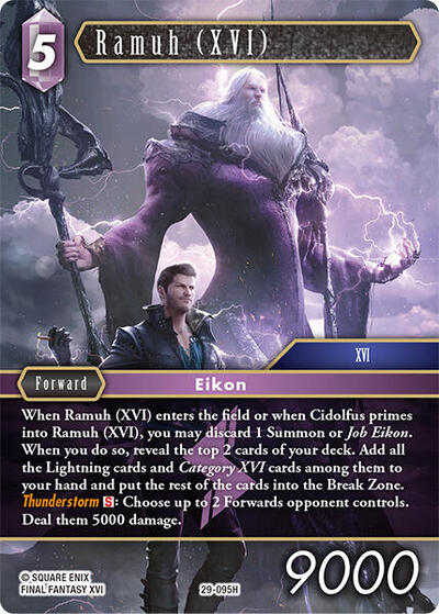 Ramuh (XVI) - 29-095H - Hero - Blissful Eternity