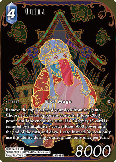 Quina - 29-098R - Rare (Full Art) - Blissful Eternity