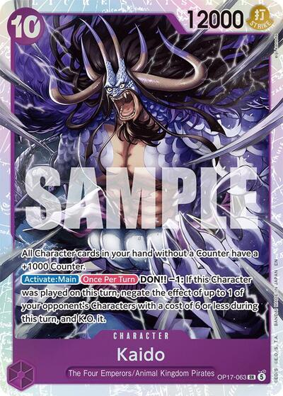 Kaido - OP17-063 - Super Rare - The World's Strongest Warriors