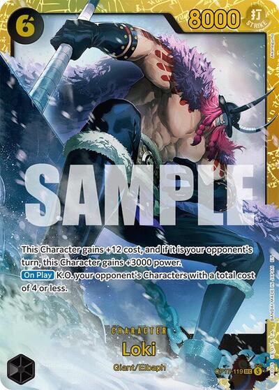 Loki - OP17-119 - Secret Rare - The World's Strongest Warriors