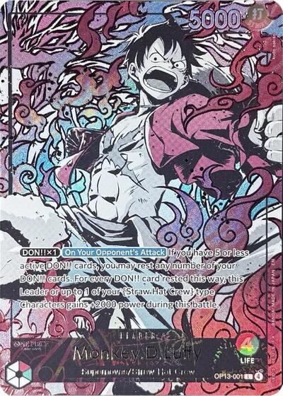 Monkey.D.Luffy - OP13-001 - Leader (English Version 3rd Anniversary Set) - One Piece Promotion Cards