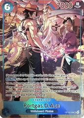 Portgas.D.Ace - OP13-119 - Secret Rare (English Version 3rd Anniversary Set) - One Piece Promotion Cards