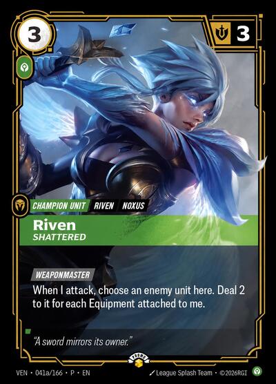 Riven, Shattered - 041a/166 - Promo - Riftbound Promotional Cards