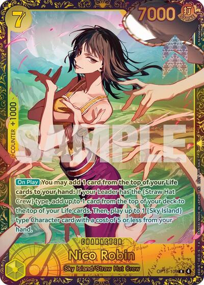 Nico Robin (CS26-27 Regionals Season 2 Top 16) - OP15-109 - Rare - One Piece Promotion Cards
