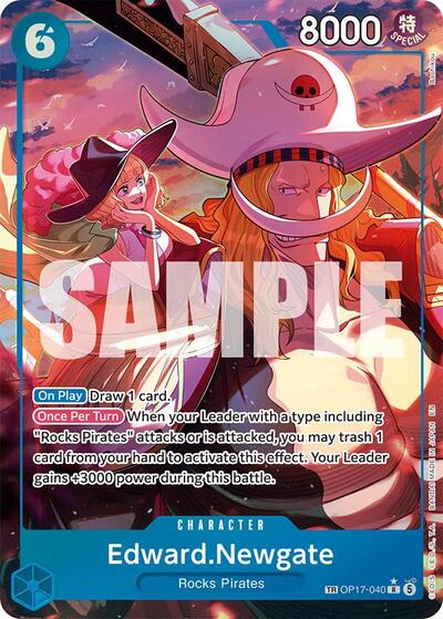 Edward.Newgate - OP17-040 - Treasure Rare (Treasure Rare) - The World's Strongest Warriors