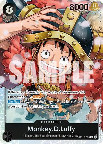 Monkey.D.Luffy - OP17-093 - Super Rare - The World's Strongest Warriors