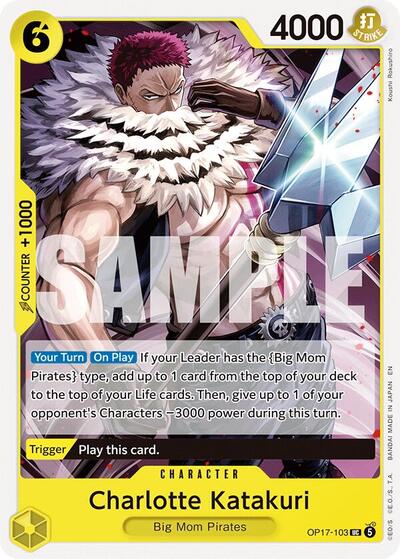 Charlotte Katakuri - OP17-103 - Uncommon - The World's Strongest Warriors