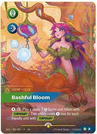 Lillia, Bashful Bloom - 001/003 - Promo - Secret Garden