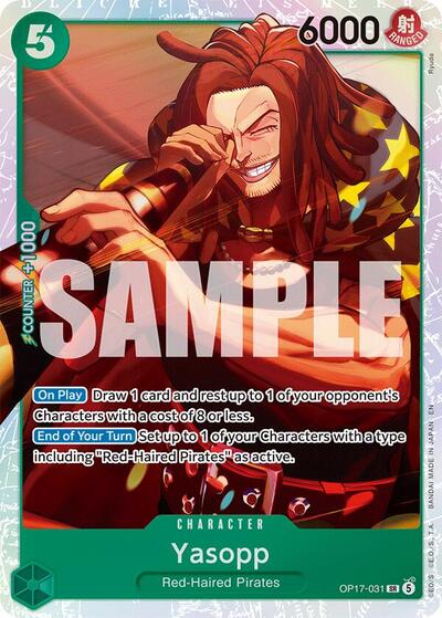 Yasopp - OP17-031 - Super Rare - The World's Strongest Warriors