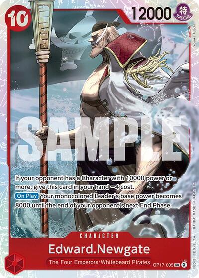 Edward.Newgate - OP17-005 - Super Rare - The World's Strongest Warriors
