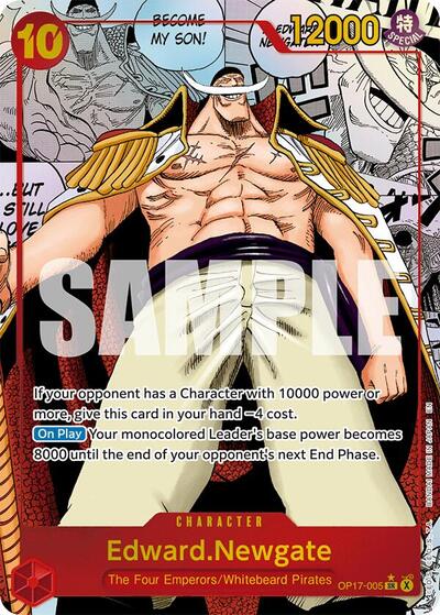Edward.Newgate - OP17-005 - Super Rare (Manga Alt Art) - The World's Strongest Warriors