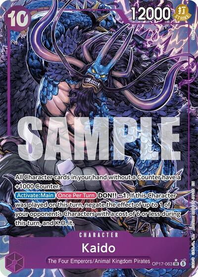 Kaido - OP17-063 - Super Rare (Alternate Art) - The World's Strongest Warriors