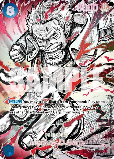 Monkey.D.Garp - OP12-056 - Super Rare (Special Alternate Art) - The World's Strongest Warriors