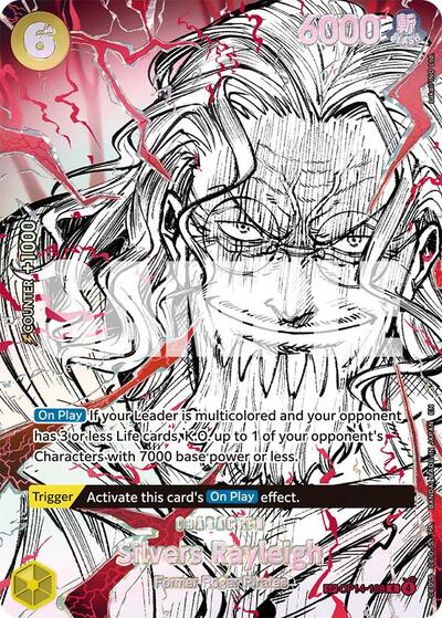 Silvers Rayleigh - OP14-108 - Rare (Special Alternate Art) - The World's Strongest Warriors