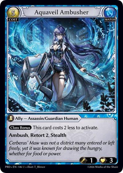 Aquaveil Ambusher - 146 - Uncommon - .asphodel/paradise