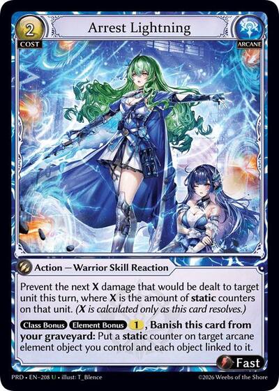 Arrest Lightning - 208 - Uncommon - .asphodel/paradise