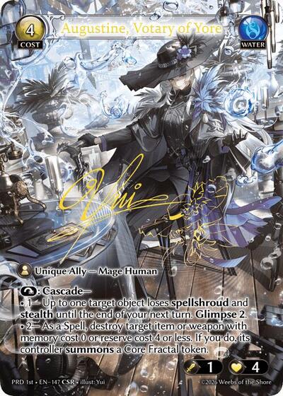 Augustine, Votary of Yore - 147 - Collector Super Rare - .asphodel/paradise